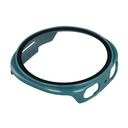 Etui ze szkłem do zegarka Bizon Case+Glass Watch do Samsung Galaxy Watch 8 44mm zielone