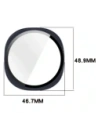 Etui ze szkłem do zegarka Bizon Case+Glass Watch do Samsung Galaxy Watch 8 44mm niebieskie