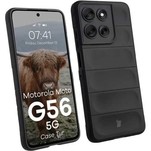 Pancerne etui Bizon Case Tur do Motorola Moto G56 5G czarne