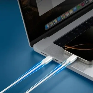Kabel USB-C / USB-C Spigen EB6020CC Essential USB-C Cable 60W 200cm White