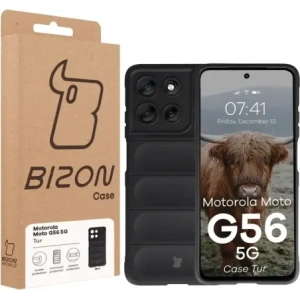Pancerne etui Bizon Case Tur do Motorola Moto G56 5G czarne