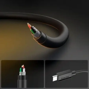 Kabel USB-C / USB-C Spigen EB6010CC Essential USB-C Cable 60W 100cm Black