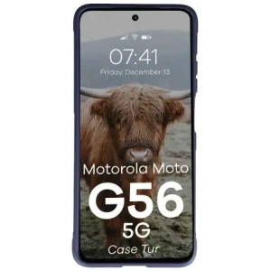 Pancerne etui Bizon Case Tur do Motorola Moto G56 5G granatowe