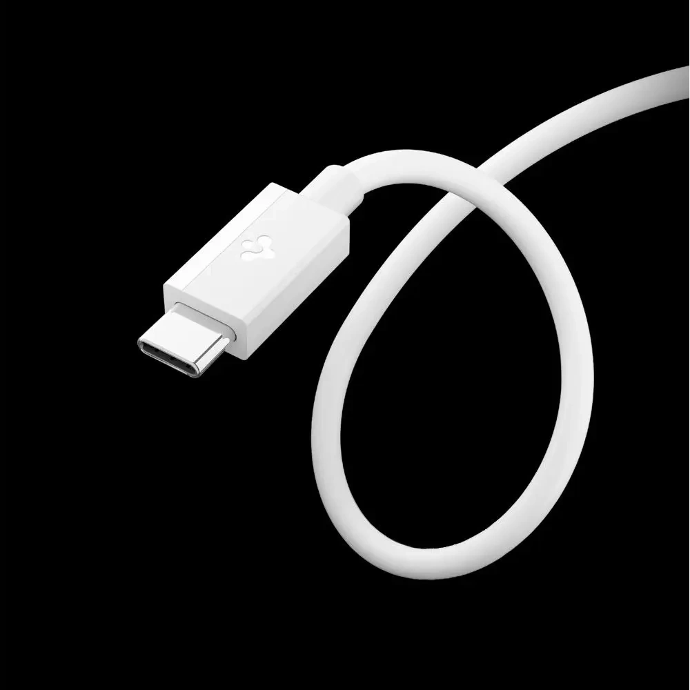 Kabel USB-C / USB-C Spigen EB6010CC Essential USB-C Cable 60W 100cm White