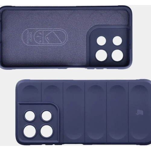 Pancerne etui Bizon Case Tur do Motorola Moto G56 5G granatowe