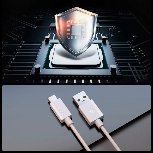 Kabel USB-C / USB-C Spigen EB6020AC Essential USB-C Cable 60W 200cm White