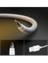 Kabel USB-C / USB-C Spigen EB6020AC Essential USB-C Cable 60W 200cm White Kabel USB-C / USB-C Spigen EB6020AC Essential USB-C Cable 60W 200cm White