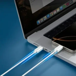 Kabel USB-C / USB-C Spigen EB6010CC Essential USB-C Cable 60W 100cm White