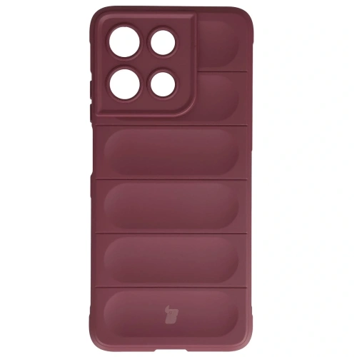 Pancerne etui Bizon Case Tur do Motorola Moto G56 5G burgundowe
