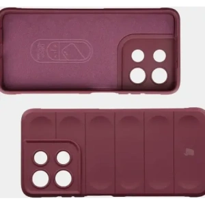 Pancerne etui Bizon Case Tur do Motorola Moto G56 5G burgundowe