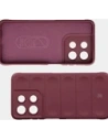 Pancerne etui Bizon Case Tur do Motorola Moto G56 5G burgundowe