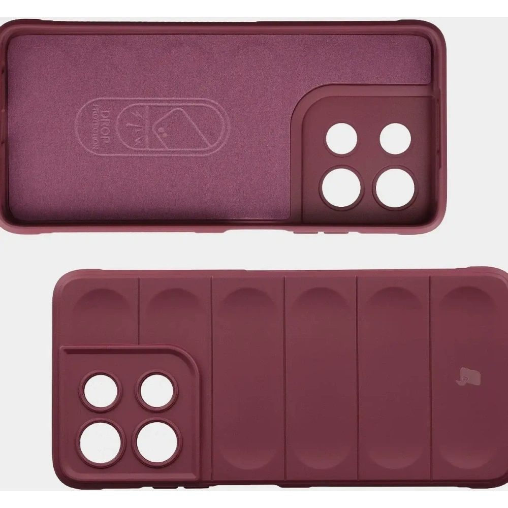 Pancerne etui Bizon Case Tur do Motorola Moto G56 5G burgundowe