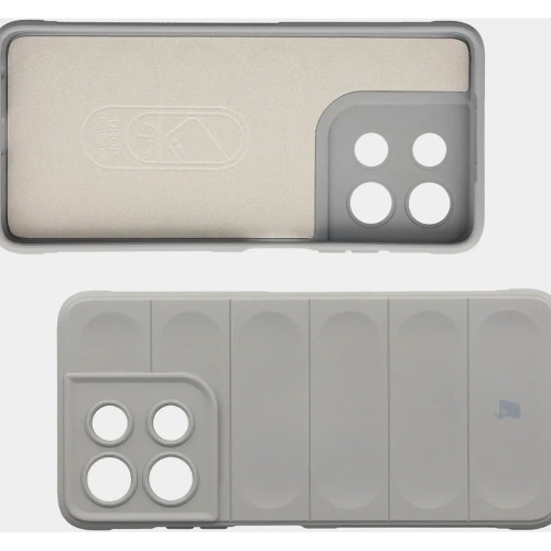 Pancerne etui Bizon Case Tur do Motorola Moto G56 5G jasnoszare