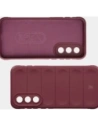Pancerne etui Bizon Case Tur do OnePlus Nord 5 burgundowe