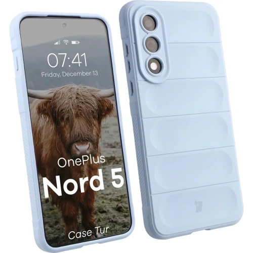Pancerne etui Bizon Case Tur do OnePlus Nord 5 jasnoniebieskie