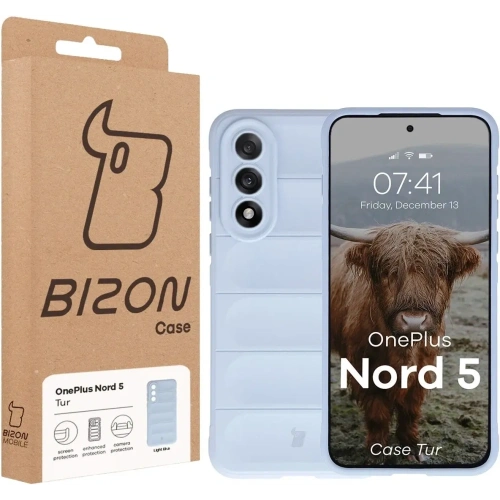 Pancerne etui Bizon Case Tur do OnePlus Nord 5 jasnoniebieskie