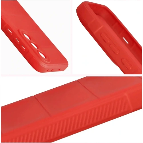 Pancerne etui Bizon Case Tur do OnePlus Nord 5 czerwone