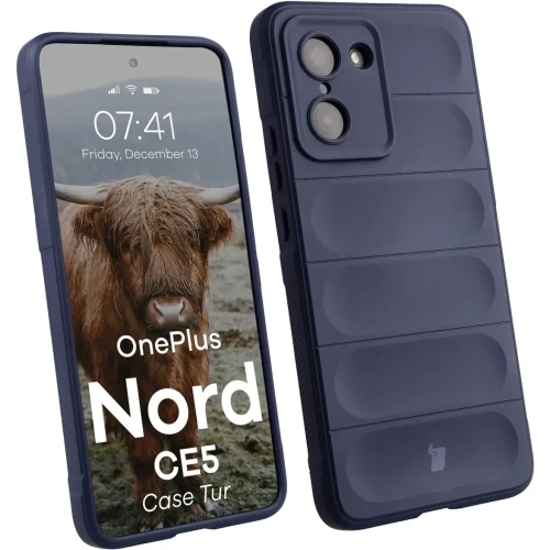 Pancerne etui Bizon Case Tur do OnePlus Nord CE5 5G granatowe