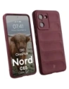 Pancerne etui Bizon Case Tur do OnePlus Nord CE5 5G burgundowe