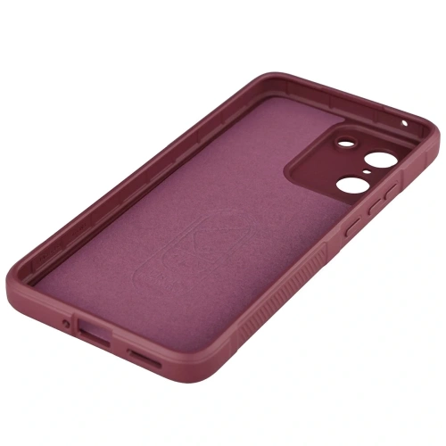 Pancerne etui Bizon Case Tur do OnePlus Nord CE5 5G burgundowe