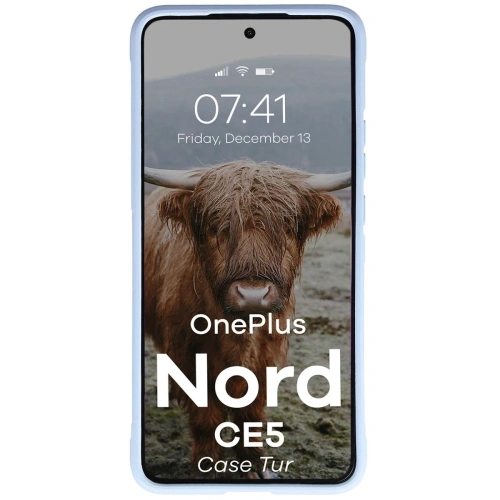 Pancerne etui Bizon Case Tur do OnePlus Nord CE5 5G jasnoniebieskie