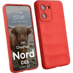 Pancerne etui Bizon Case Tur do OnePlus Nord CE5 5G czerwone