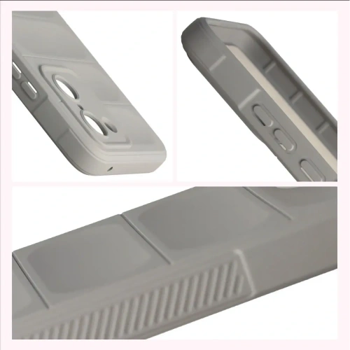 Pancerne etui Bizon Case Tur do OnePlus Nord CE5 5G jasnoszare