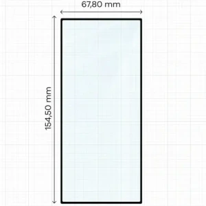 Szkło hartowane Bizon Glass Edge 2 do Samsung Galaxy Z Fold7 czarna ramka