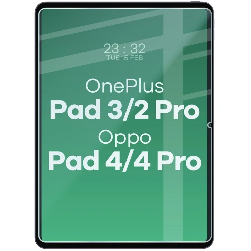 Szkło hartowane do tabletu Bizon Glass Tab Clear do OnePlus Pad 3 / 2 Pro / OPPO Pad 4 / 4 Pro [2 PACK]