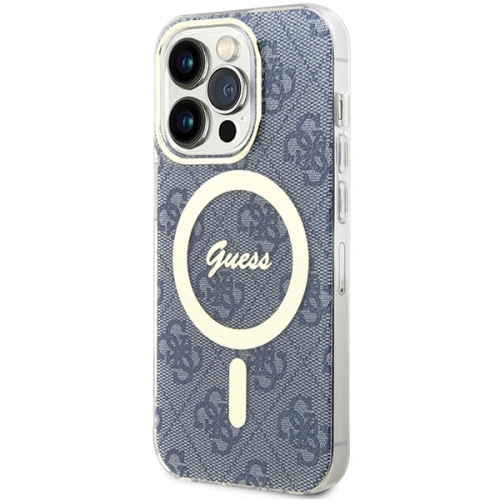 [CR] Etui Guess GUHMP15XH4STB Apple iPhone 15 Pro Max hardcase IML 4G MagSafe niebieski/blue