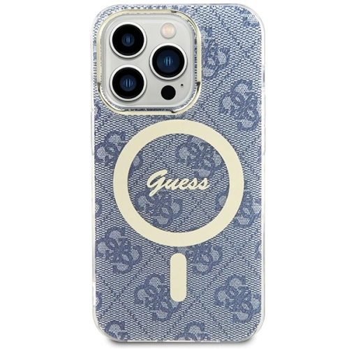 [CR] Etui Guess GUHMP15XH4STB Apple iPhone 15 Pro Max hardcase IML 4G MagSafe niebieski/blue