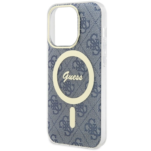 [CR] Etui Guess GUHMP15XH4STB Apple iPhone 15 Pro Max hardcase IML 4G MagSafe niebieski/blue
