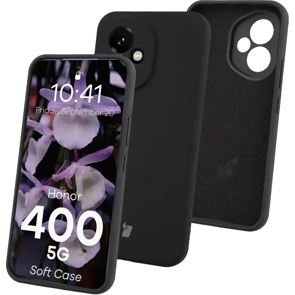 Silikonowe etui Bizon Soft Case do Honor 400 czarne