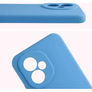 Silikonowe etui Bizon Soft Case do Honor 400 niebieskie