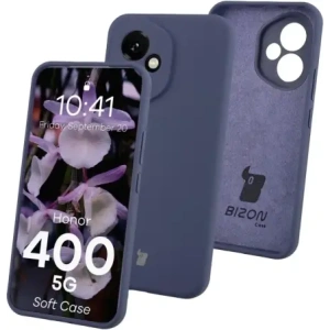 Silikonowe etui Bizon Soft Case do Honor 400 ciemnoniebieskie