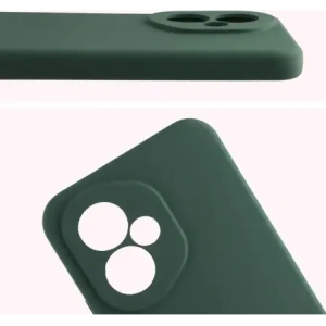 Silikonowe etui Bizon Soft Case do Honor 400 ciemnozielone