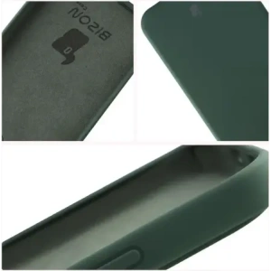 Silikonowe etui Bizon Soft Case do Honor 400 ciemnozielone