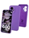 Silikonowe etui Bizon Soft Case do Honor 400 fioletowe