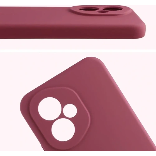 Silikonowe etui Bizon Soft Case do Honor 400 ciemnofioletowe