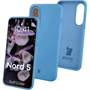 Silikonowe etui Bizon Soft Case do OnePlus Nord 5 niebieskie