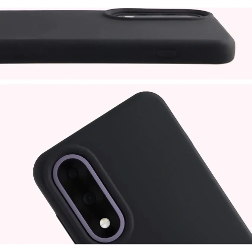 Silikonowe etui Bizon Soft Case do OnePlus Nord 5 czarne