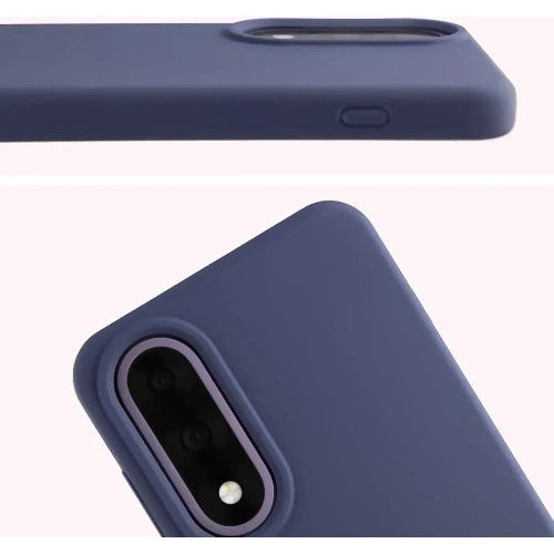 Silikonowe etui Bizon Soft Case do OnePlus Nord 5 ciemnoniebieskie