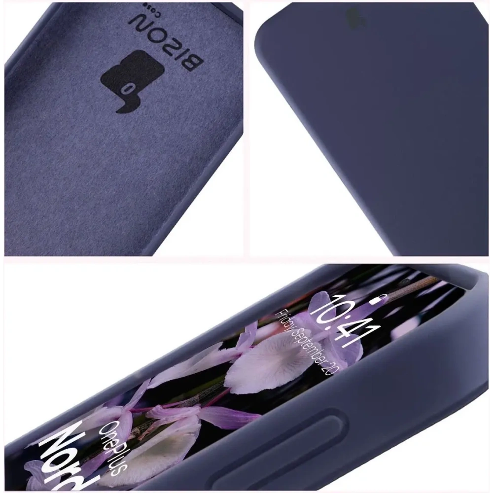 Silikonowe etui Bizon Soft Case do OnePlus Nord 5 ciemnoniebieskie