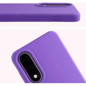 Silikonowe etui Bizon Soft Case do OnePlus Nord 5 fioletowe