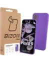 Silikonowe etui Bizon Soft Case do OnePlus Nord 5 fioletowe