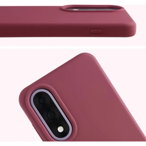 Silikonowe etui Bizon Soft Case do OnePlus Nord 5 ciemnofioletowe