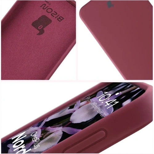 Silikonowe etui Bizon Soft Case do OnePlus Nord 5 ciemnofioletowe