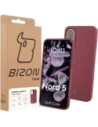 Silikonowe etui Bizon Soft Case do OnePlus Nord 5 ciemnofioletowe