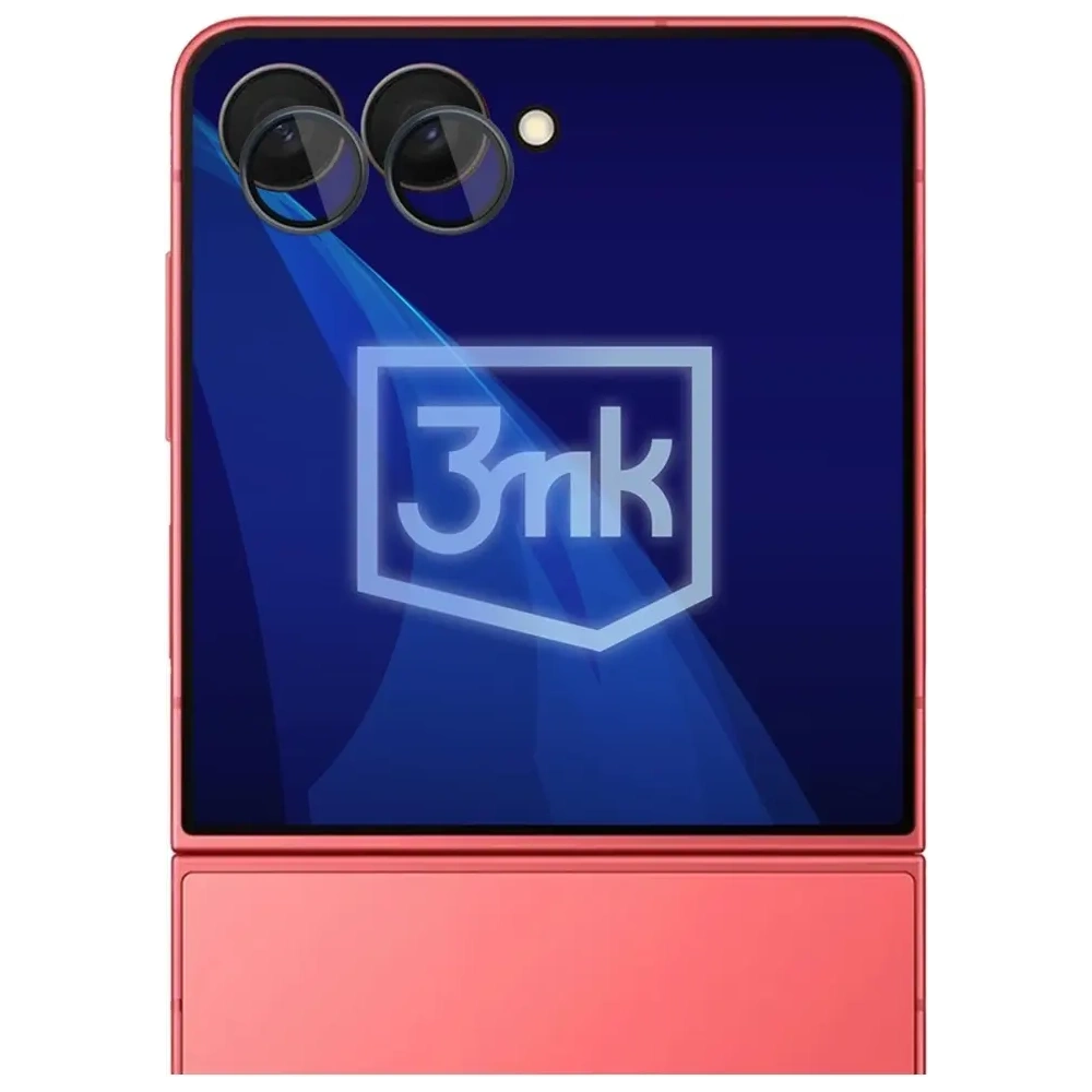 Szkło hybrydowe na obiektyw aparatu 3MK Lens Protection Pro do Samsung Galaxy Z Flip7 czarny