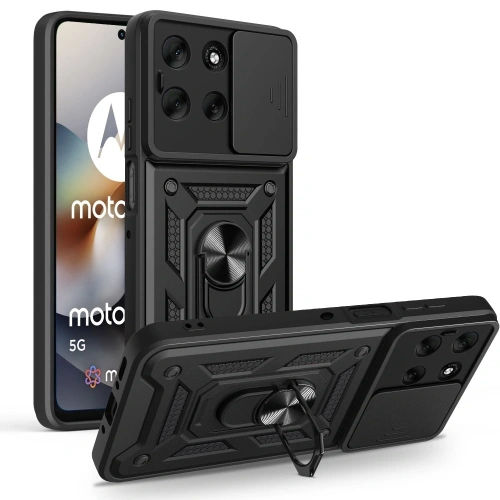 Etui Tech-Protect Camshield Pro do Motorola Moto G56 5G Black